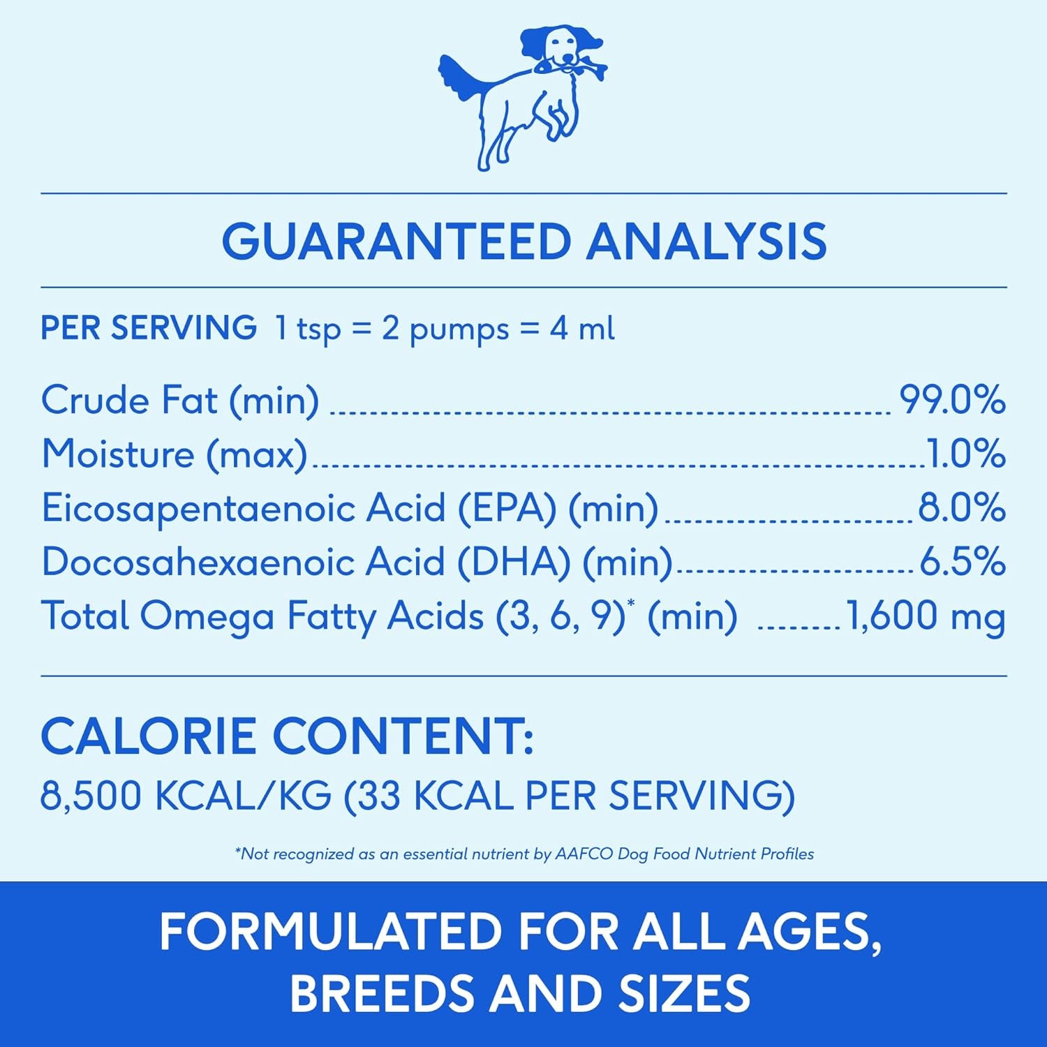 Native Pet 100%  Wild Caught Alaskan Sockeye Salmon Oil