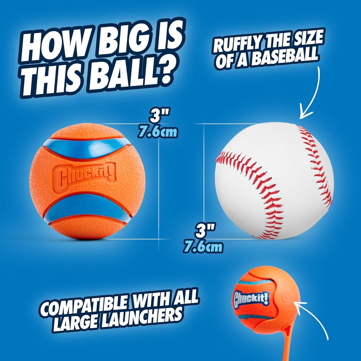 Chuck-It Ultra Rubber Ball