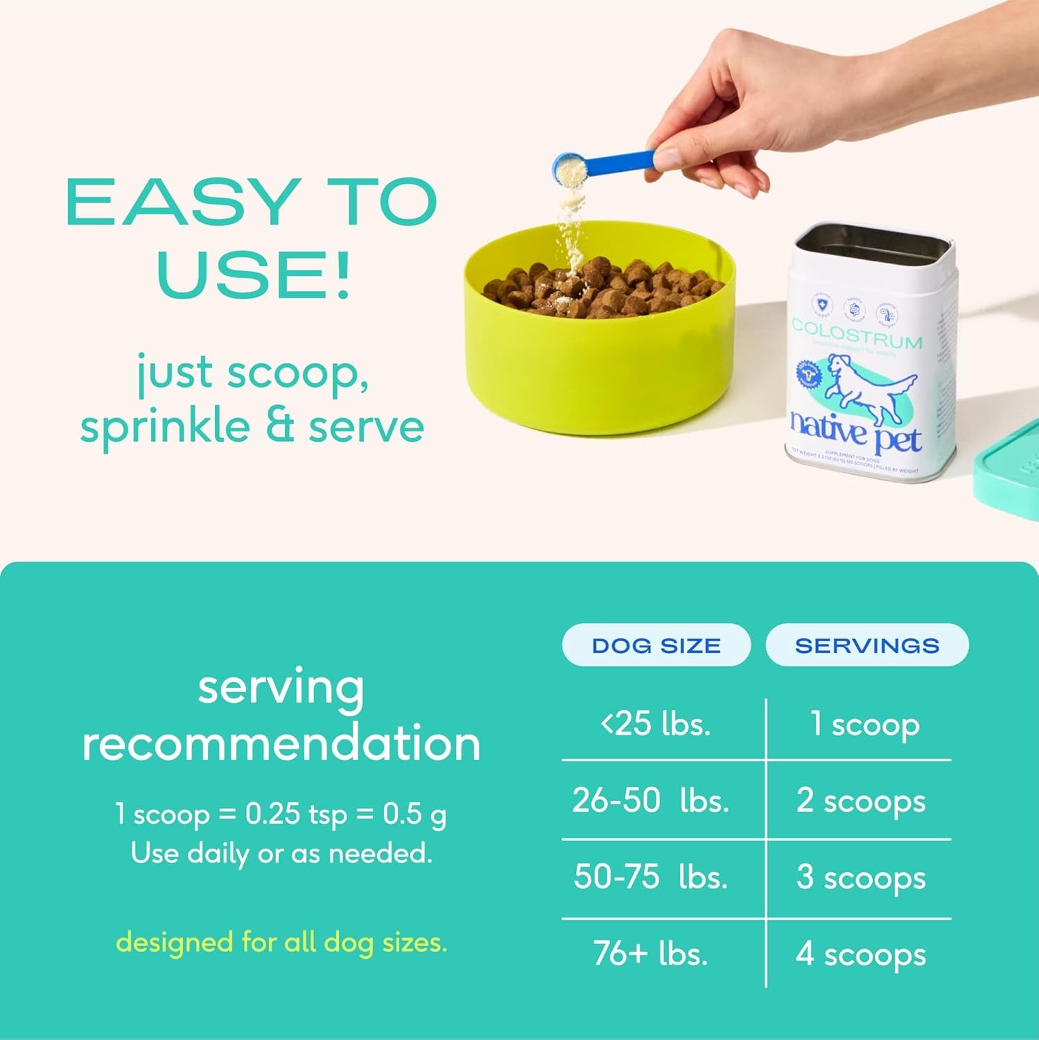 Native Pet Powdered Colostrum