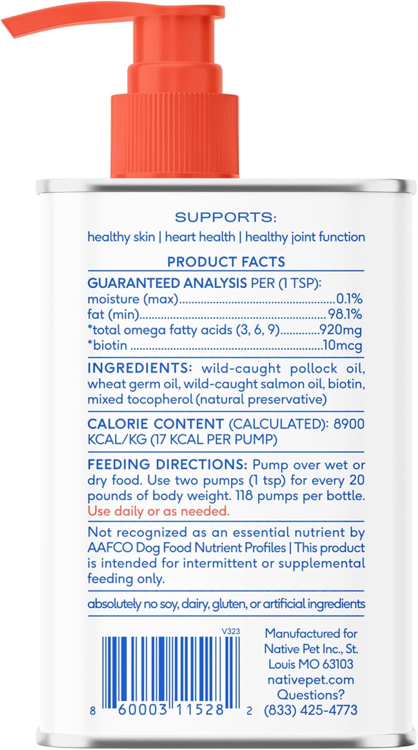 Native Pet Omega-3 Fish Oil Supplement