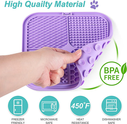 Lick Mat Set of 2 With Spatula