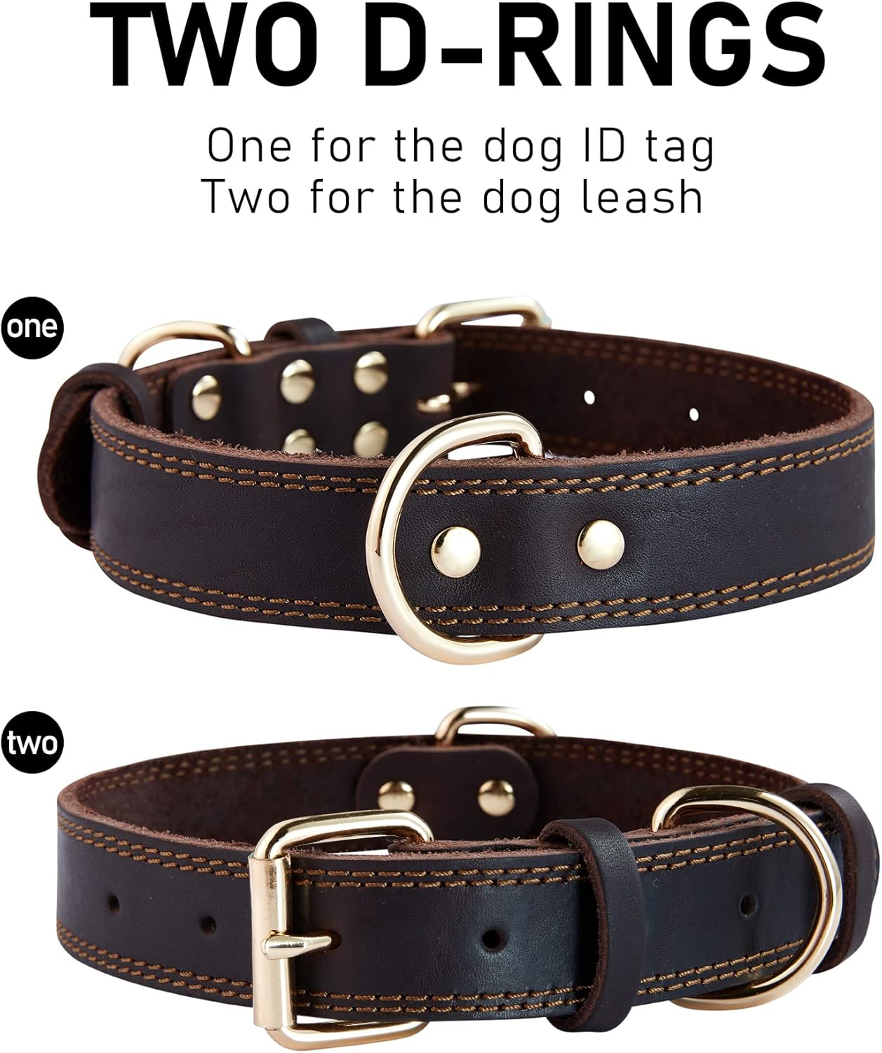 Genuine Leather Collar