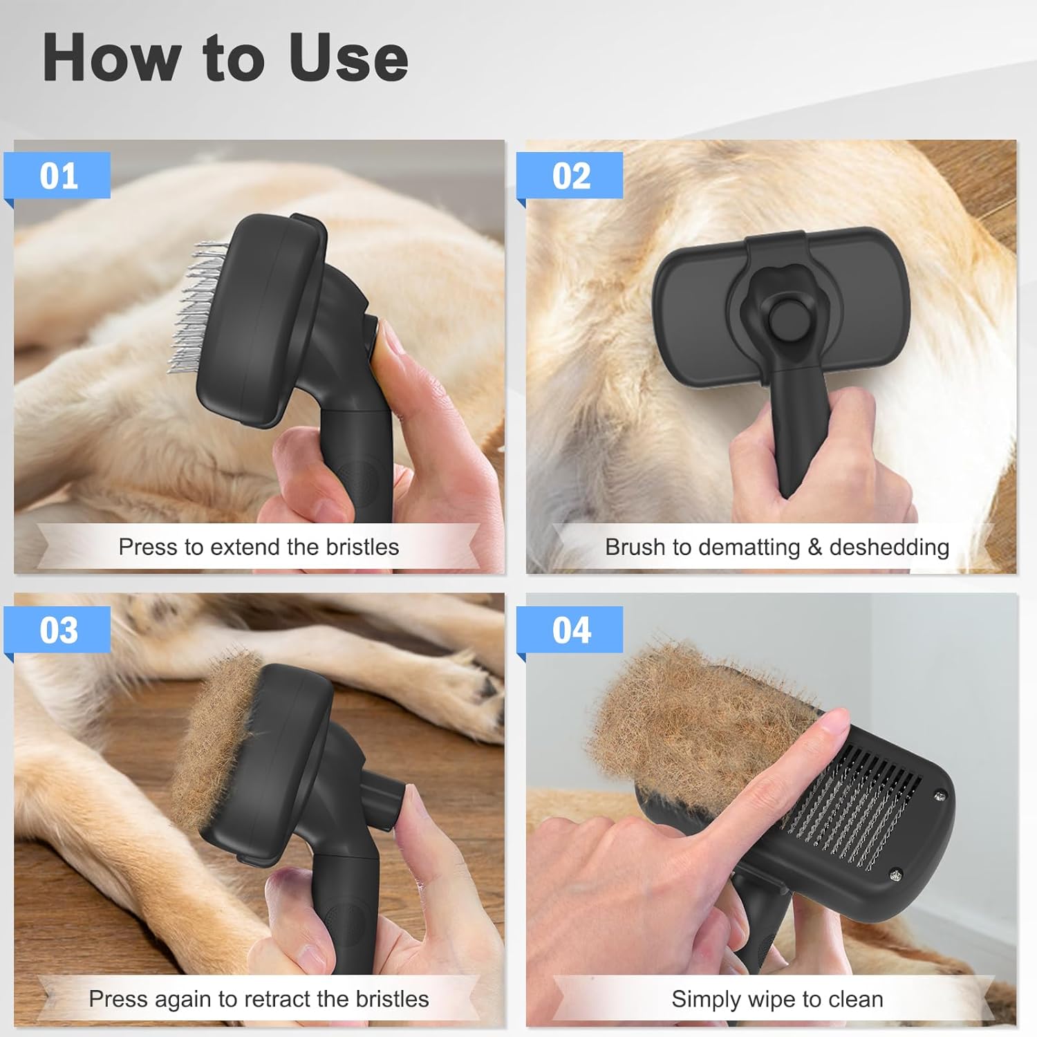 Self Cleaning Slicker Brush