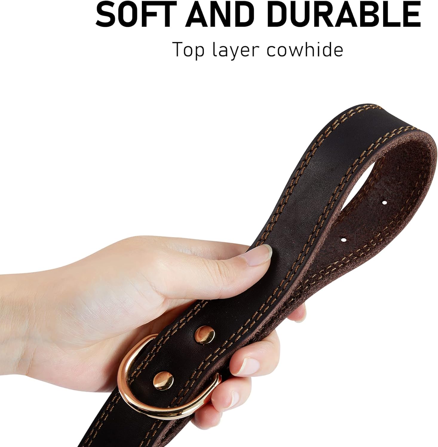 Genuine Leather Collar