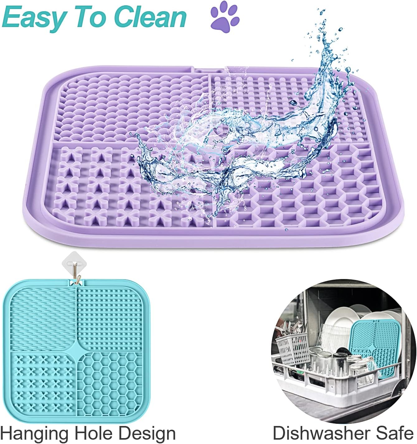 Lick Mat Set of 2 With Spatula