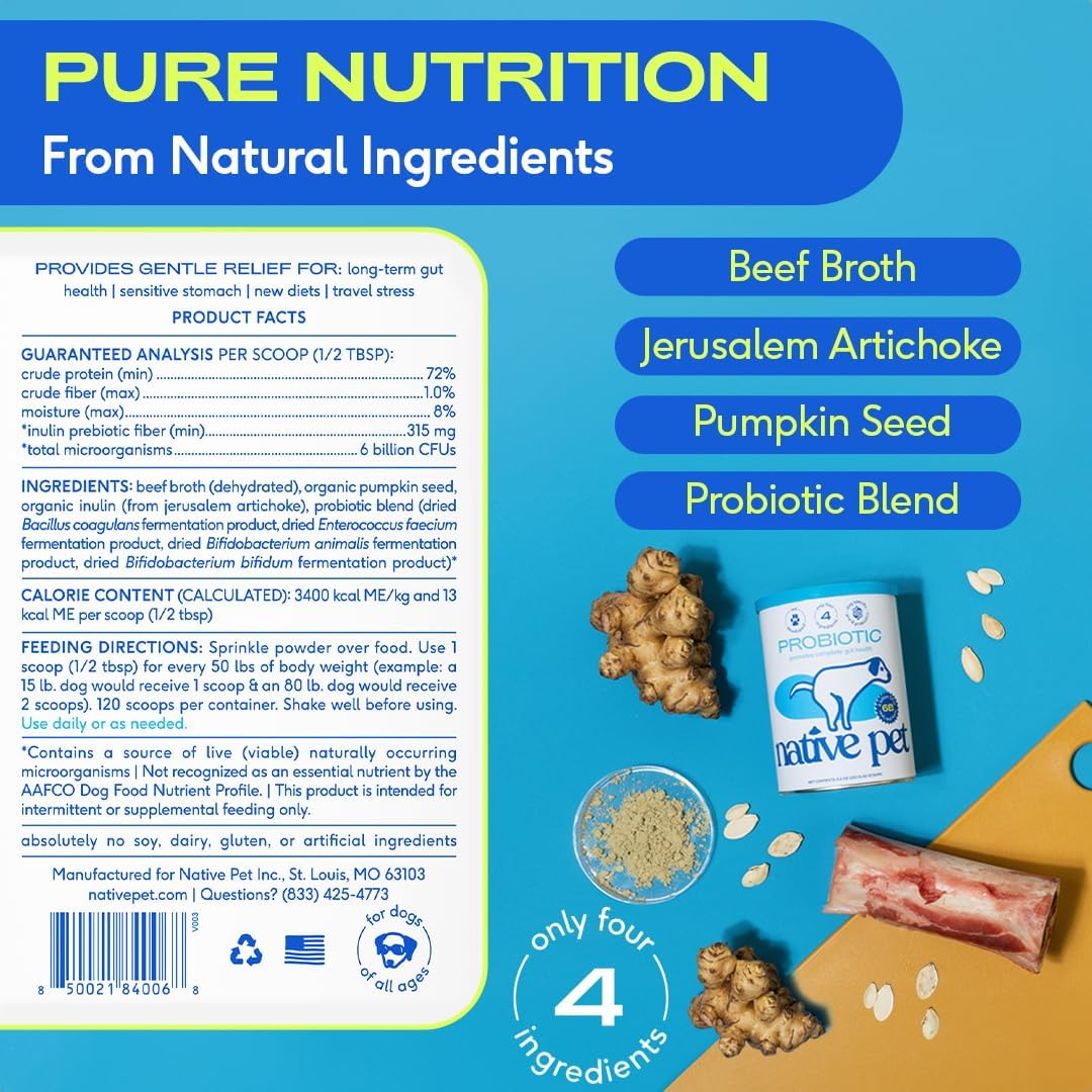 Native Pet Powdered Probiotics