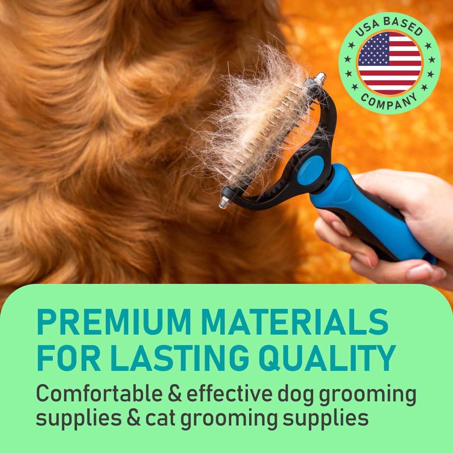 Double-Sided De-Matting Brush