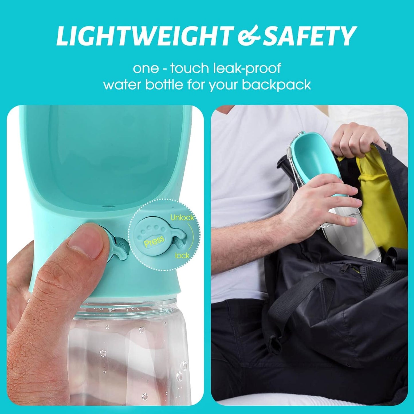 Travel Waterbottle with Wrist Strap