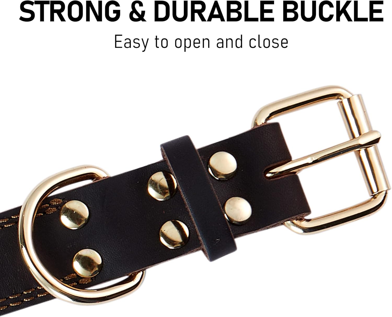 Genuine Leather Collar