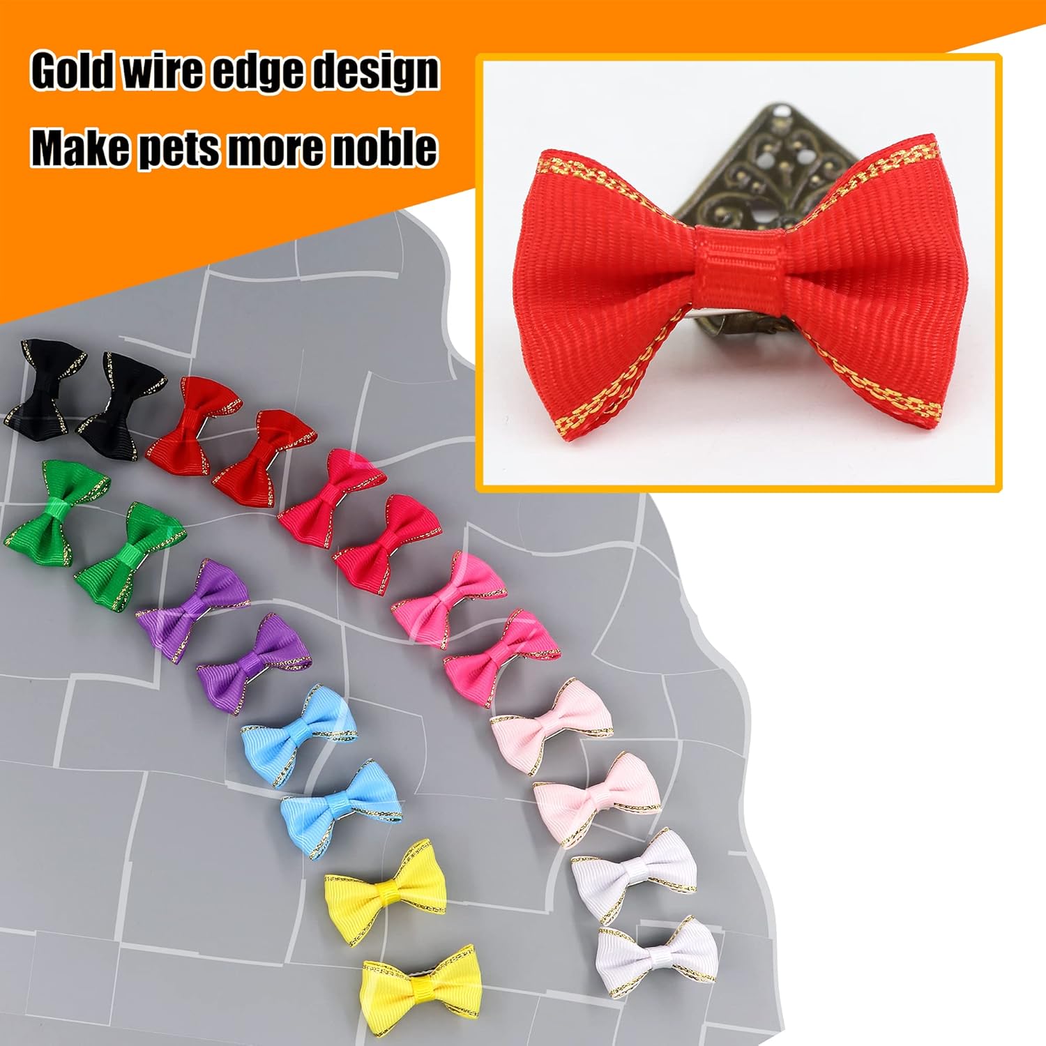 Cheerful Hair Bow Set
