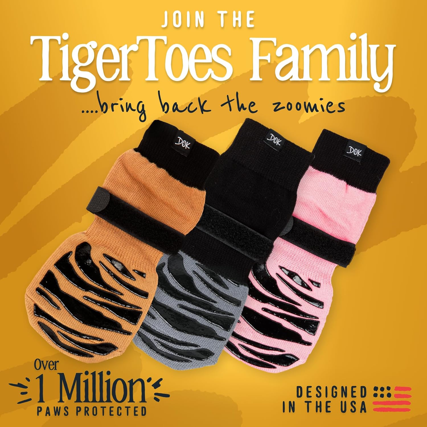 Tigertoes Premium Non-Slip Socks