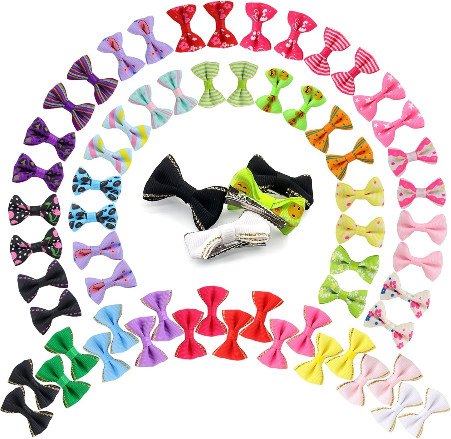 Cheerful Hair Bow Set
