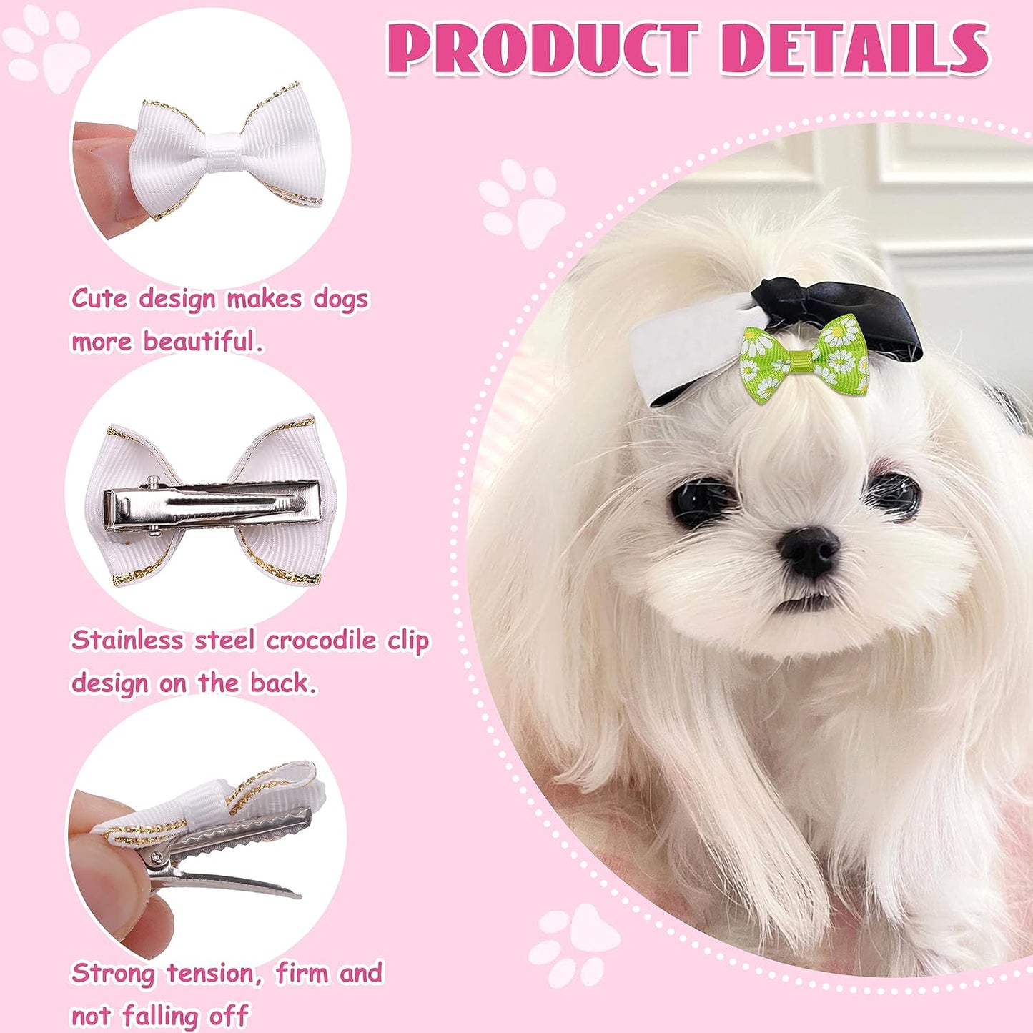 Cheerful Hair Bow Set