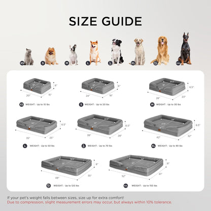 Gray Orthopedic Bed