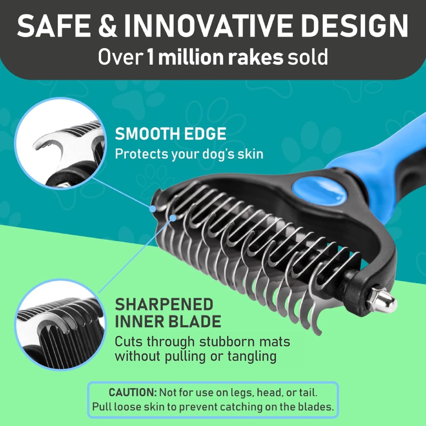 Double-Sided De-Matting Brush