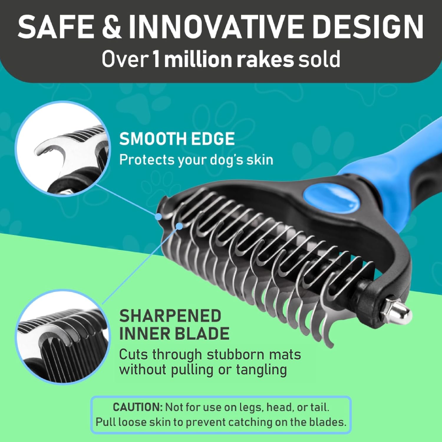 Double-Sided De-Matting Brush