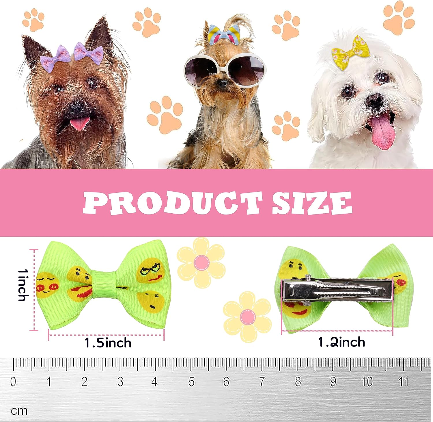 Cheerful Hair Bow Set