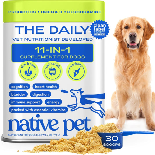 Native Pet 11-in-1 Multivitamin Powder Supplement 